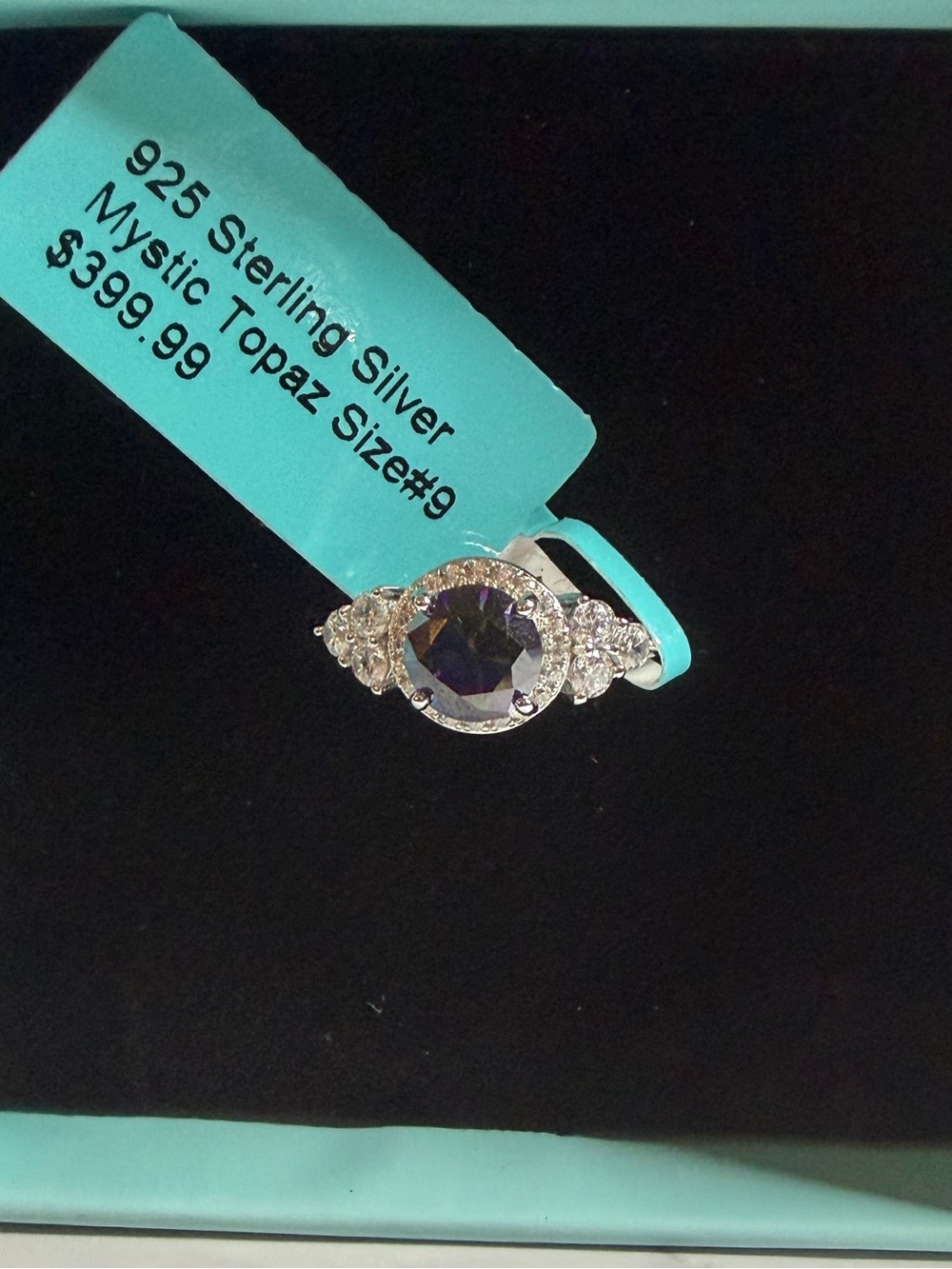 Mystic Topaz Ring Size 9 nwt